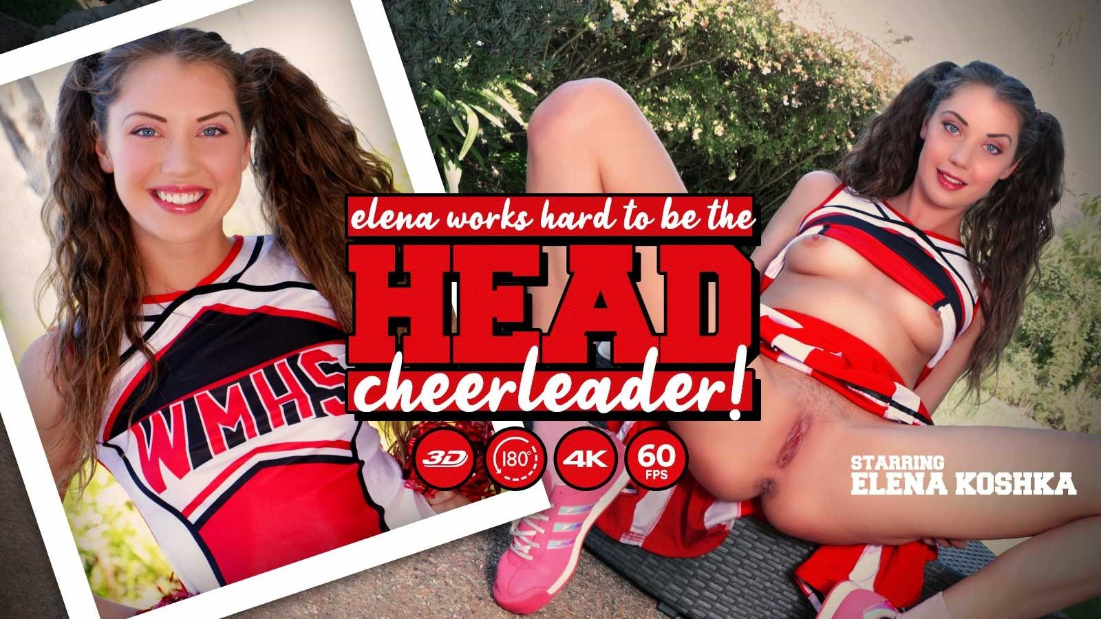 Elena Works Hard to Become the Head Cheerleader: Elena Koshka Slideshow