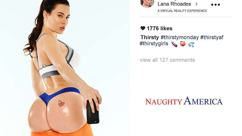 Lana Rhoades fucking in the gym with her blue eyes vr porn: Lana Rhoades Slideshow