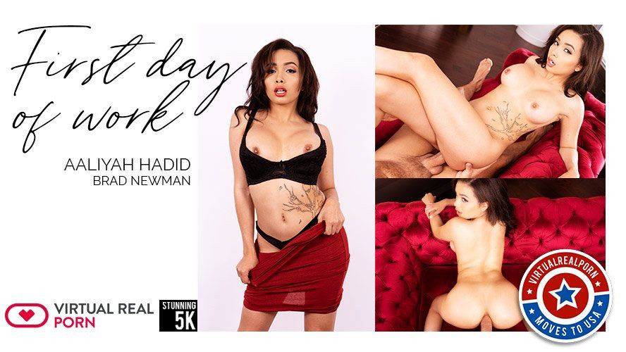 First day of work: Aaliyah Hadid Slideshow