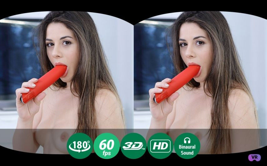 Hot Babe Tests a New Sex Toy: Giorgia Roma Slideshow