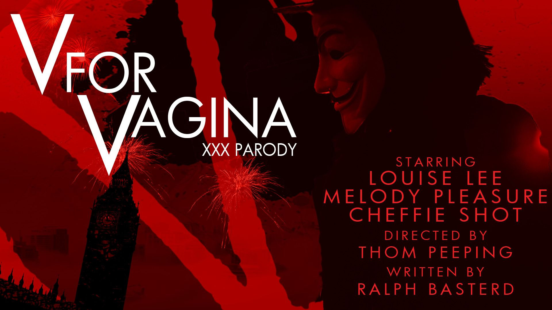 V For Vagina XXX PARODY: Louise Lee Slideshow