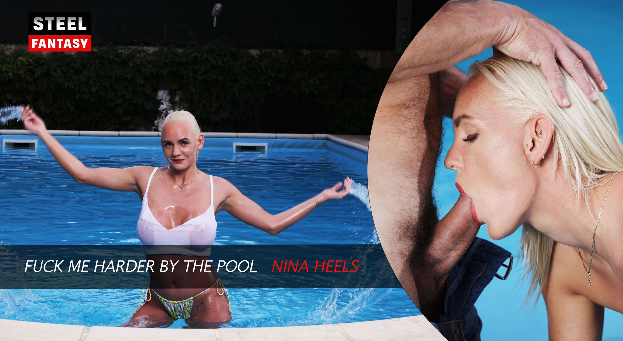 Fuck Me Harder by the Pool Nina Heels: Nina Heels Slideshow
