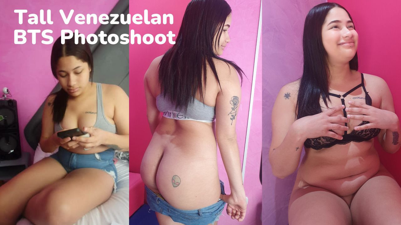 Tall Venezuelan BTS Photoshoot: Luna Perri Slideshow