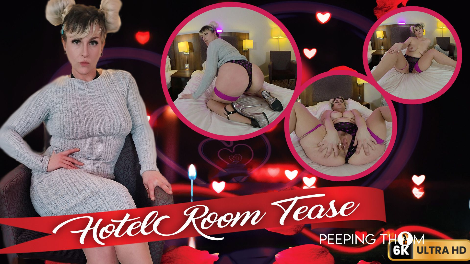 Big Boob Hotel Tease - Roxy Sweetheart Slideshow