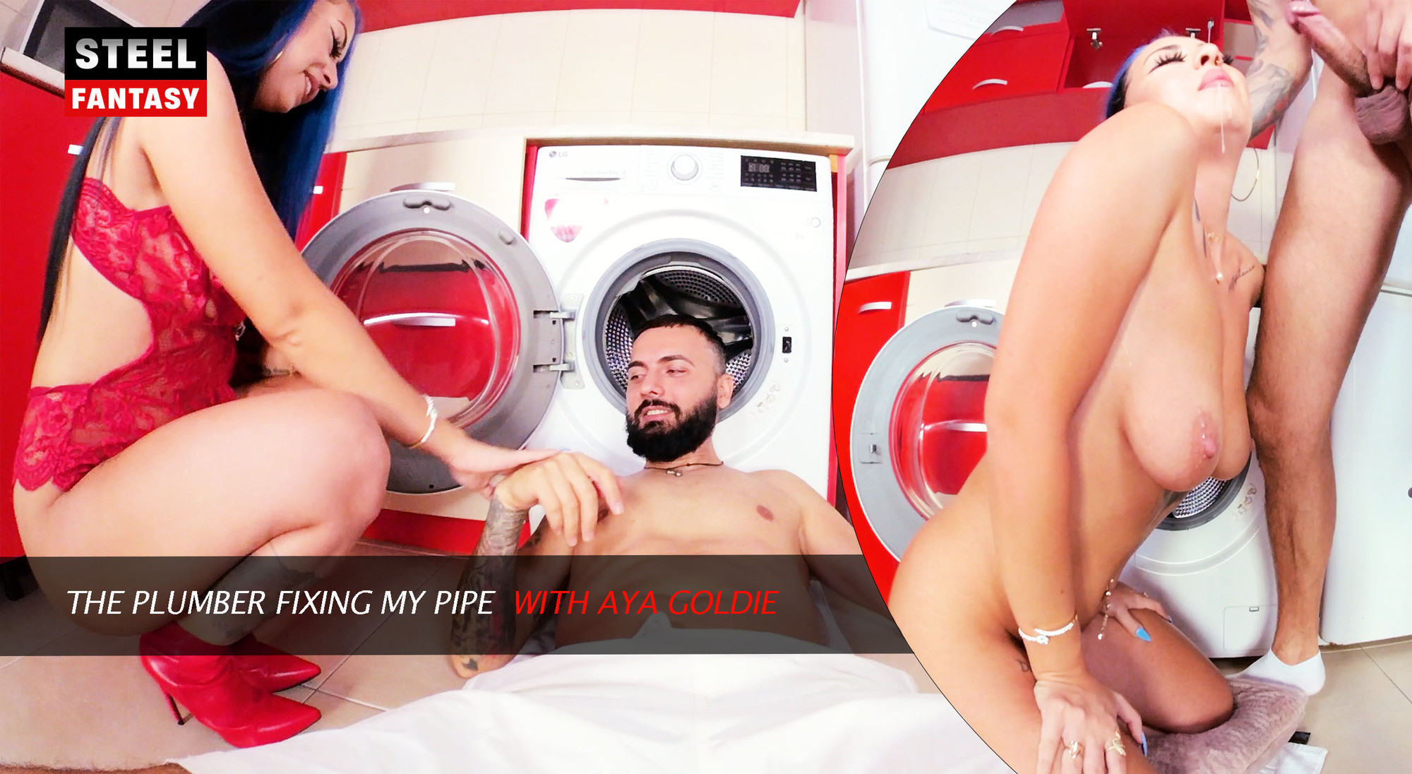 The Plumber Fixing My Pipe with Aya Goldie: Aya Goldie Slideshow