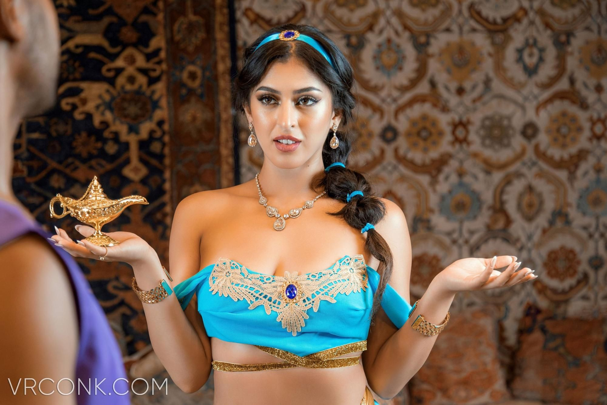 Jasmine & Aladdin (VR Porn Parody) Slideshow