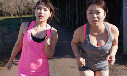 Leg-Stretching, Tit-Shaking Sparring at the Gym Part 1 - Asian Teen Workout Sex Slideshow
