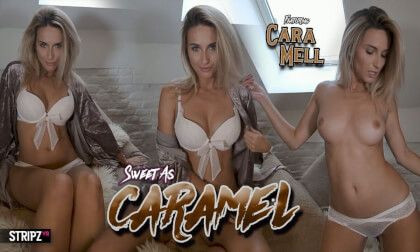 Sweet as Caramel - Ukrainian Babe Striptease One on One in VR Slideshow