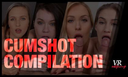 Cumshot Compilation - Edging Compilation with Busty Pornstars Slideshow