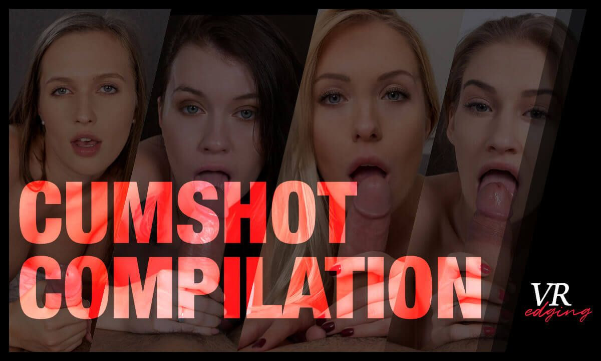Cumshot Compilation - Edging Compilation with Busty Pornstars Slideshow