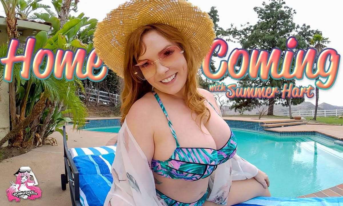 Summer Hart's Homecoming; Big Tits Redhead Amateur Hardcore POV Slideshow