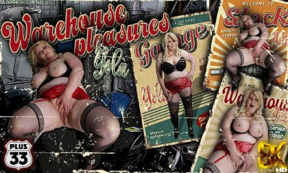 Warehouse Pleasures; Mature BBW Solo Slideshow