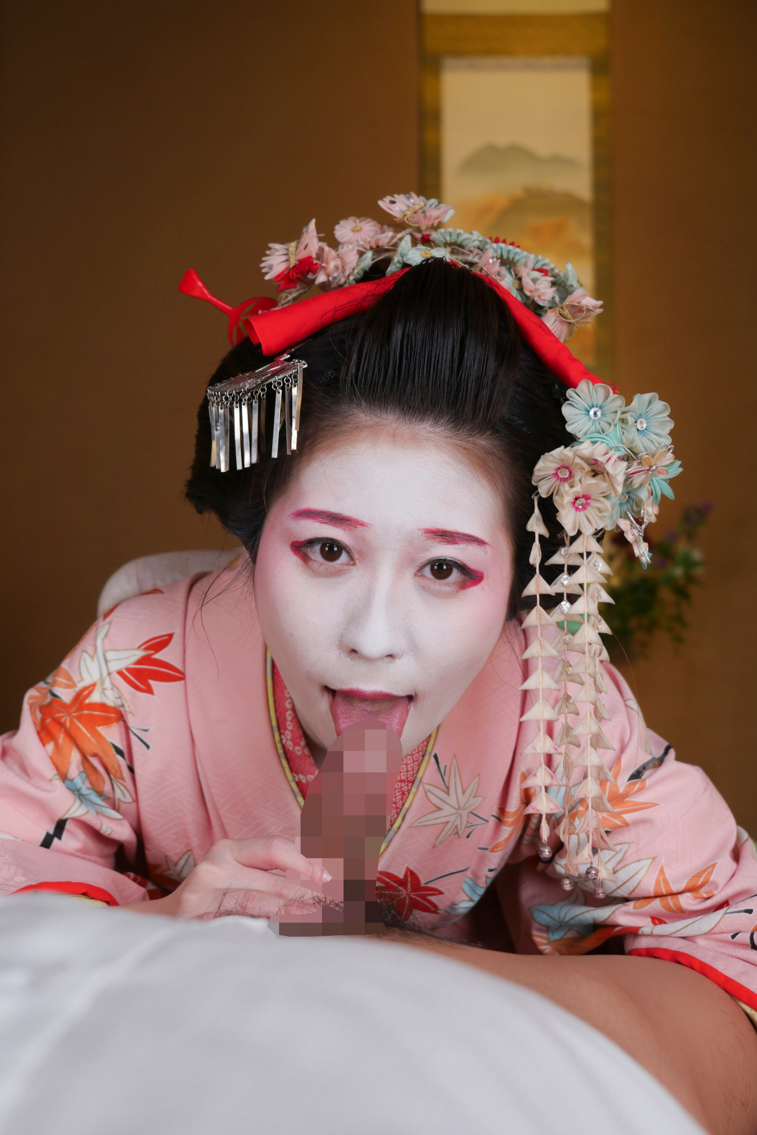 Rin Asuka - My Name is Rin; JAV VR Porn Fucking a Geisha Slideshow