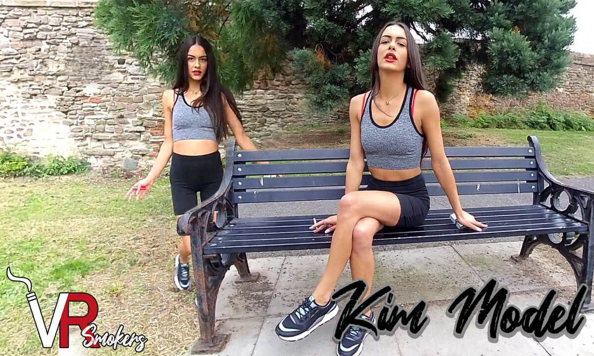 Kim Model - Walk About; Smoke Break with a Hot Pornstar Slideshow