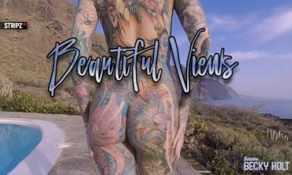 Beautiful Views - Tattoo Alt-Girl Becky Holt Solo Slideshow