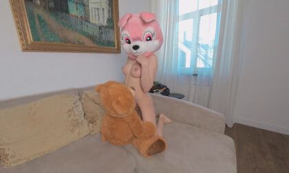 Jessica Rabbit Humping Teddy Bear In Living Room Slideshow