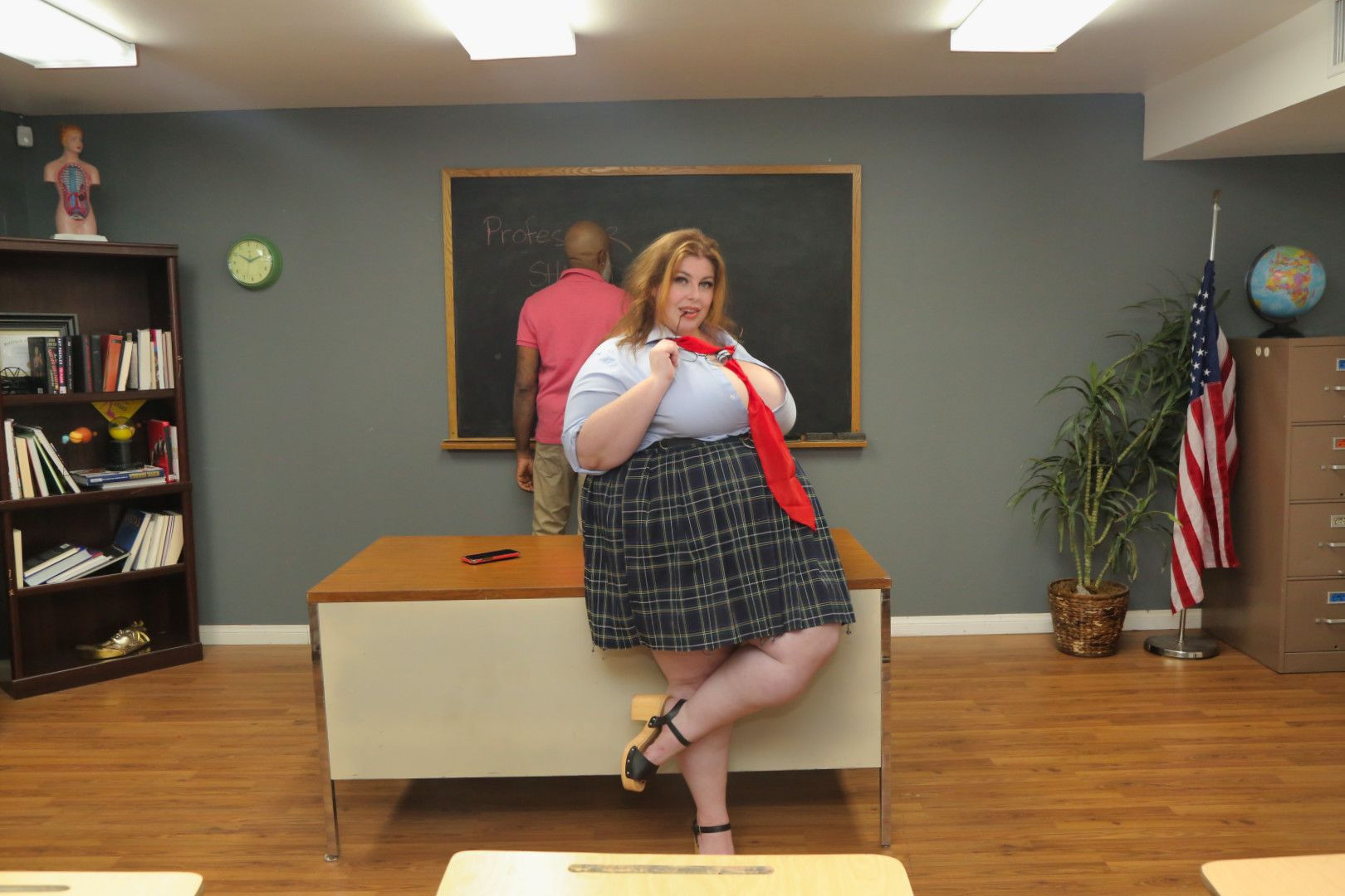Hot For Teacher - BBW Blowjob VR Porn Slideshow