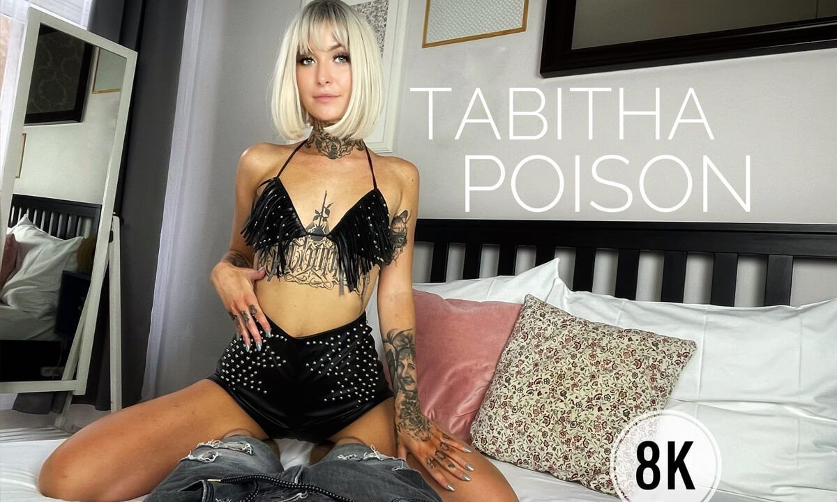 Tabitha Poison Loves To Play With You In Bed - Blonde Babe Blowjob and Hardcore POV Sex Slideshow