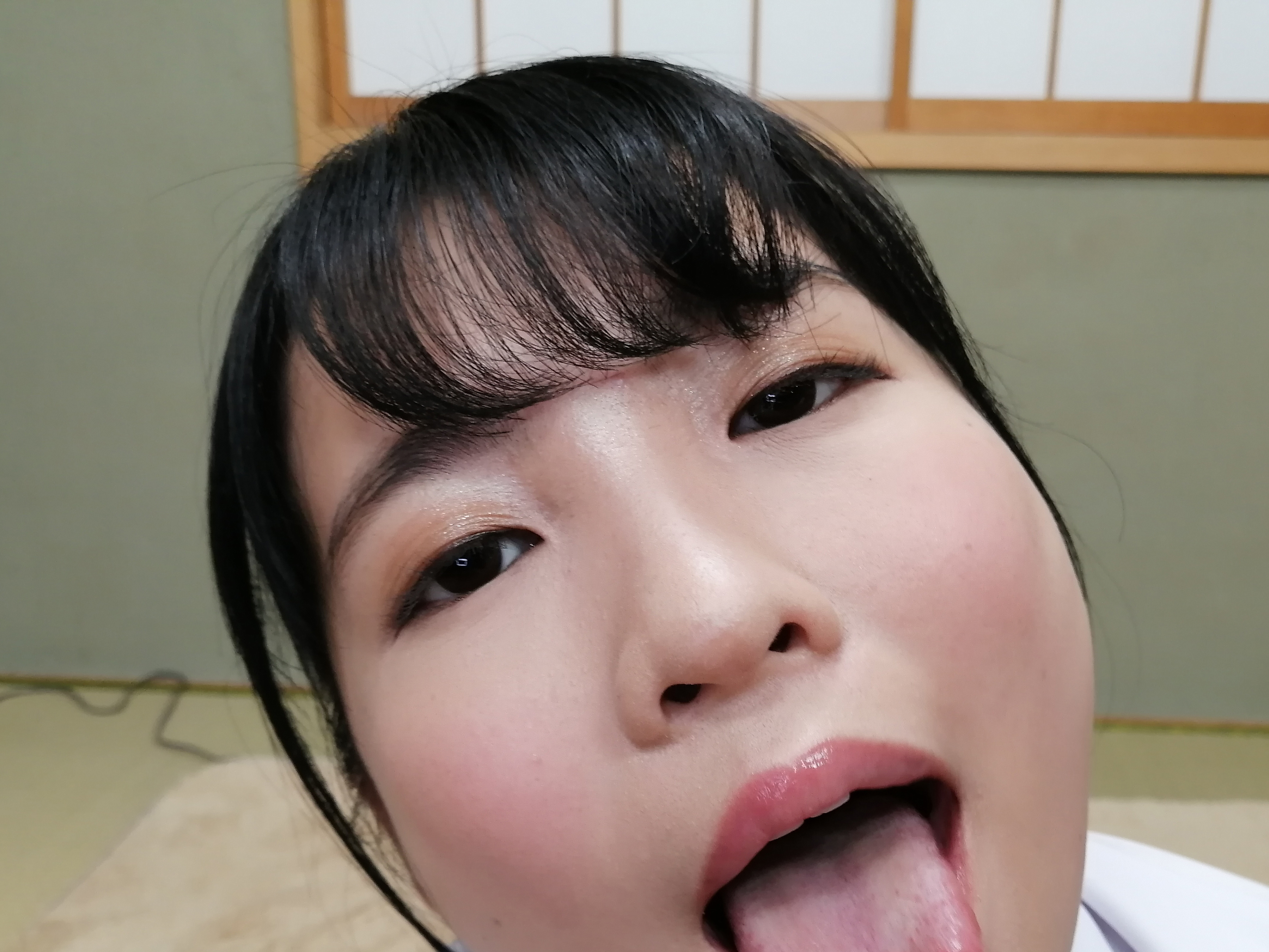 Our Sloppy Kiss 2; Close-Up Kissing Japanese Porn Slideshow