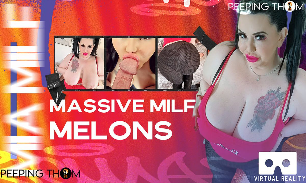 Mias Massive MILF Melons - Peeping Thom Slideshow