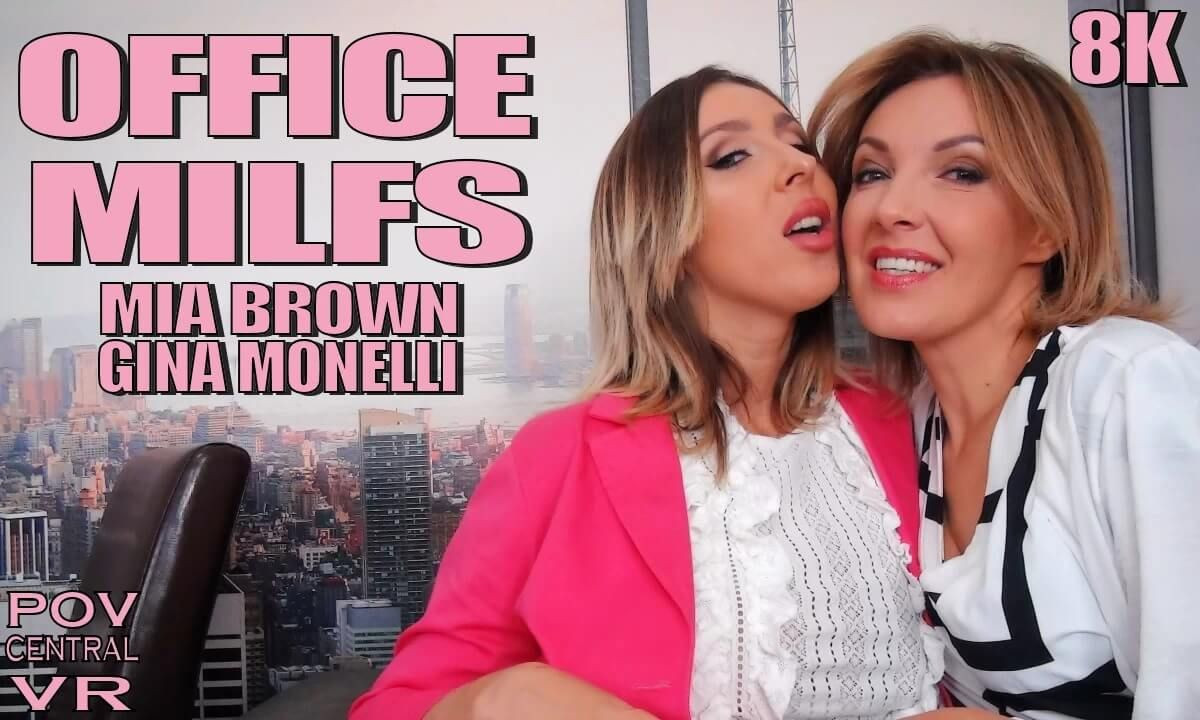 Gina Monelli and Mia Brown: Office MILFs Slideshow