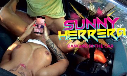 Sunny Herrera Banging In The Car Slideshow