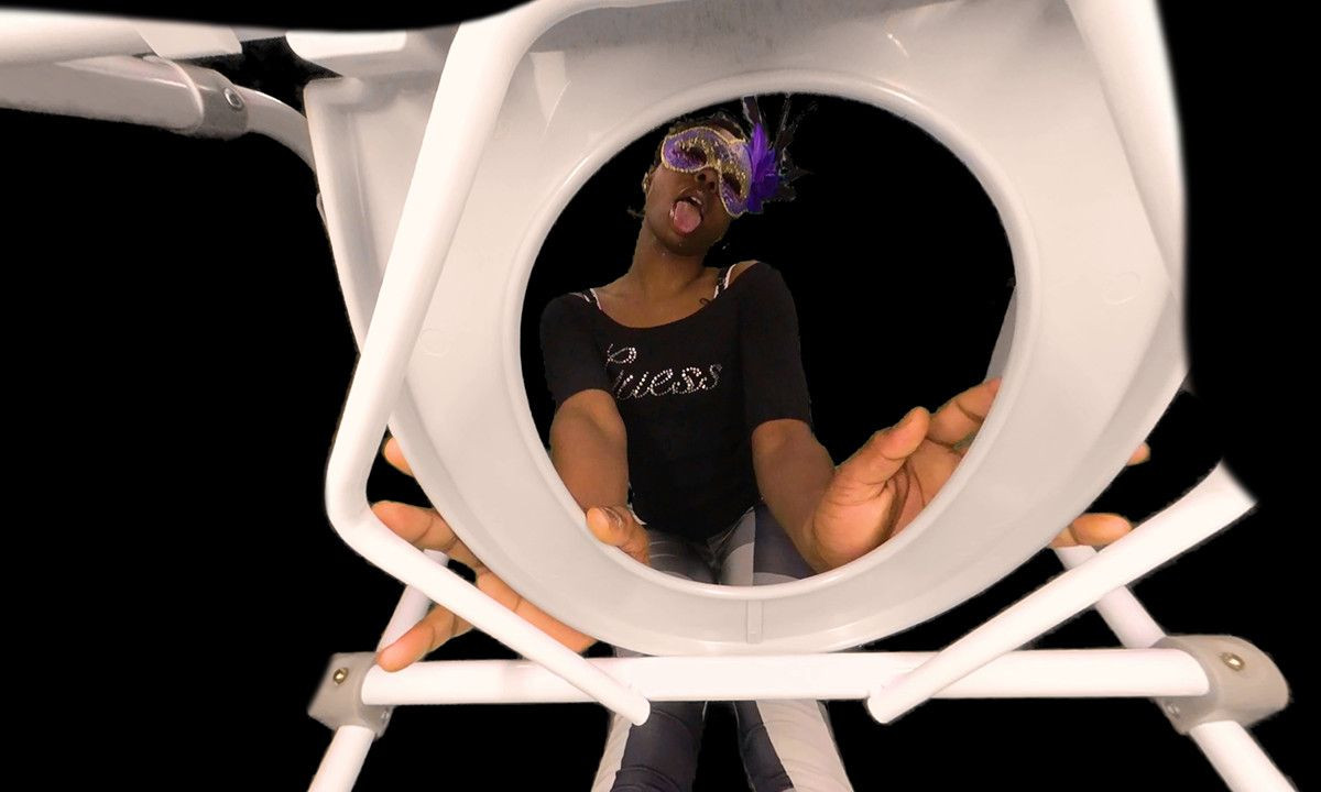 Janitors Fantasy - Ebony Toilet P.O.V. Slideshow