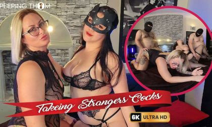 Taking Strangers Cocks Swingers Party Slideshow