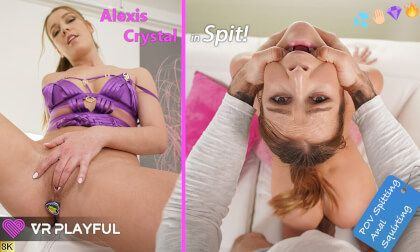 Alexis Crystal In Spit! Slideshow