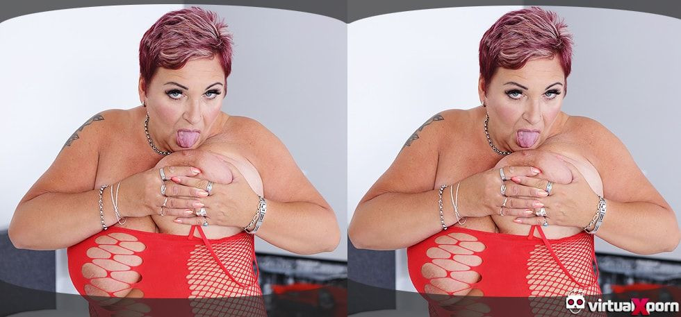 BBW Redhead Mature- Big Busty Amateur Lady Solo Slideshow