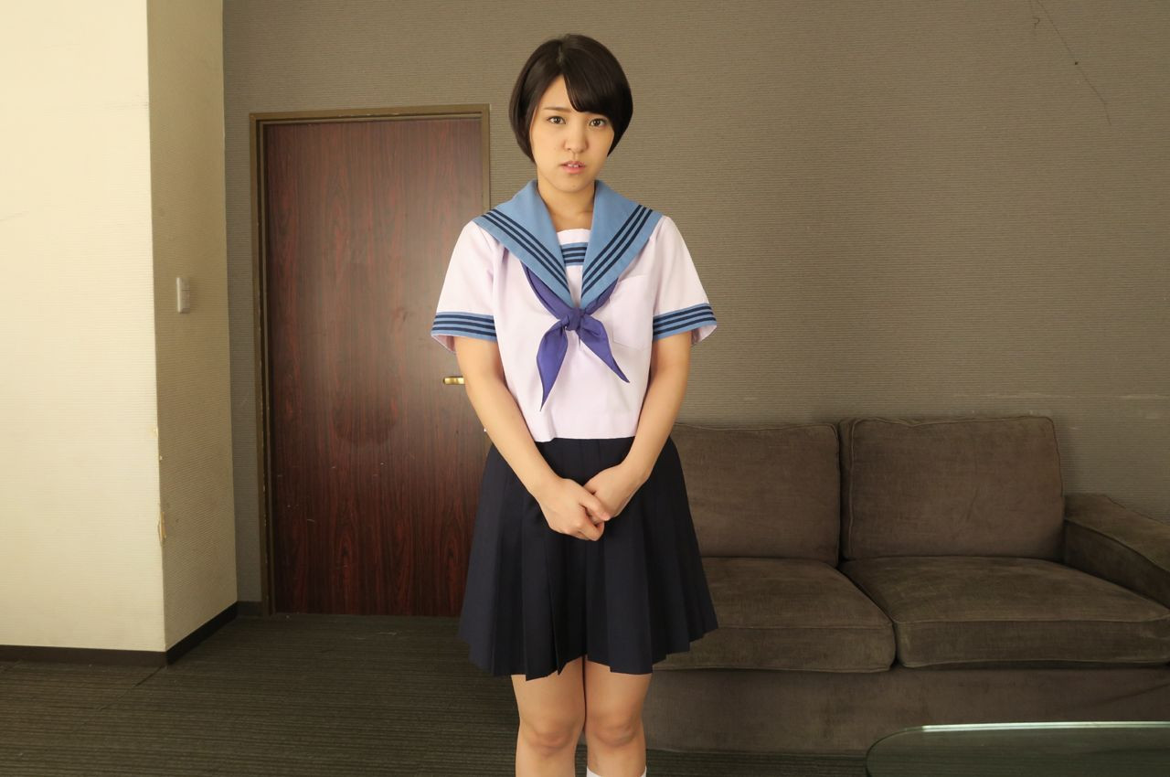 Mio Hinata - Sobbing Blowjob Part 1; JAV Schoolgirl Slideshow