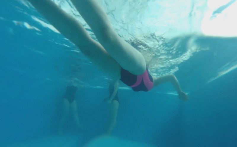 Schoolgirl Pool Diving VR Part 2 - Girls Locker Room Hidden Cam Slideshow