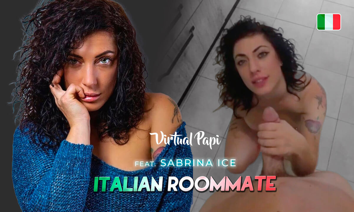 Italian Roommate - Italian Brunette Sabrina Ice Hardcore Slideshow