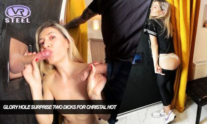 Glory Hole Surprise Two Dicks For Christal Hot Slideshow