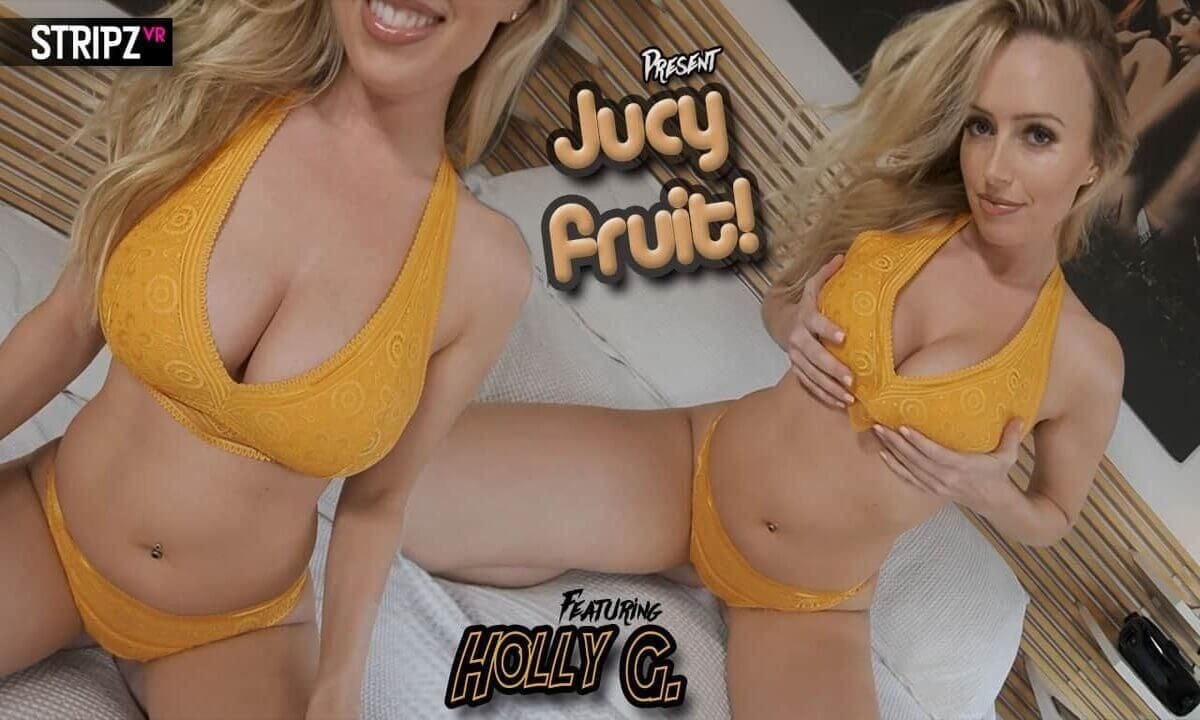 Jucy Fruit! - Huge Tits Stripper - StripzVR Slideshow