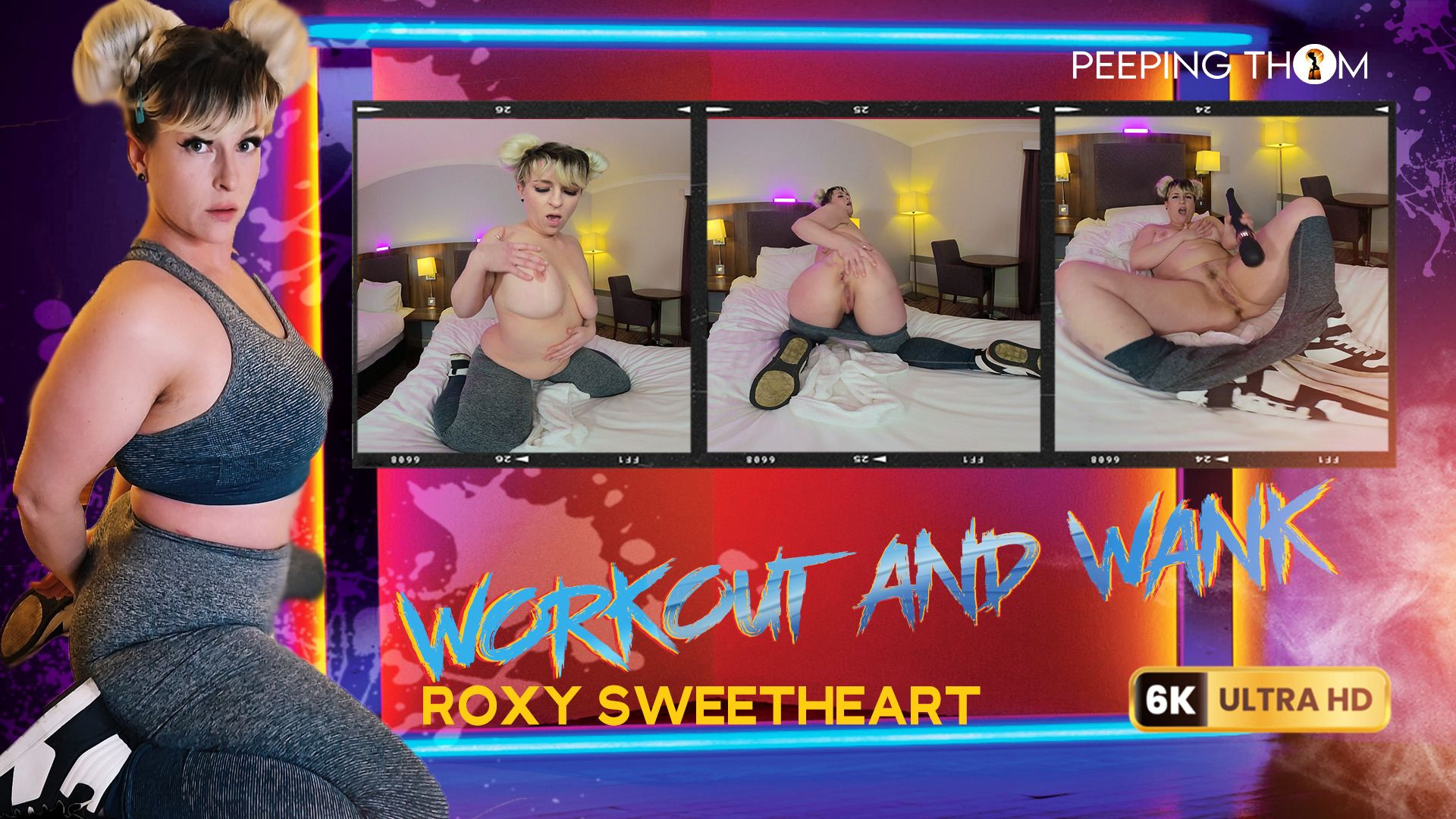 Roxy Sweetheart - Sweaty Workout Slideshow