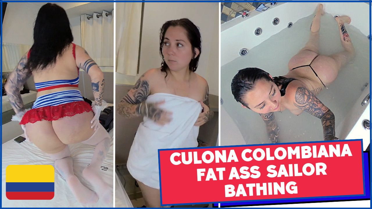 Culona Colombiana - Fat Ass Sailor Bathing: Roxxxy Slideshow